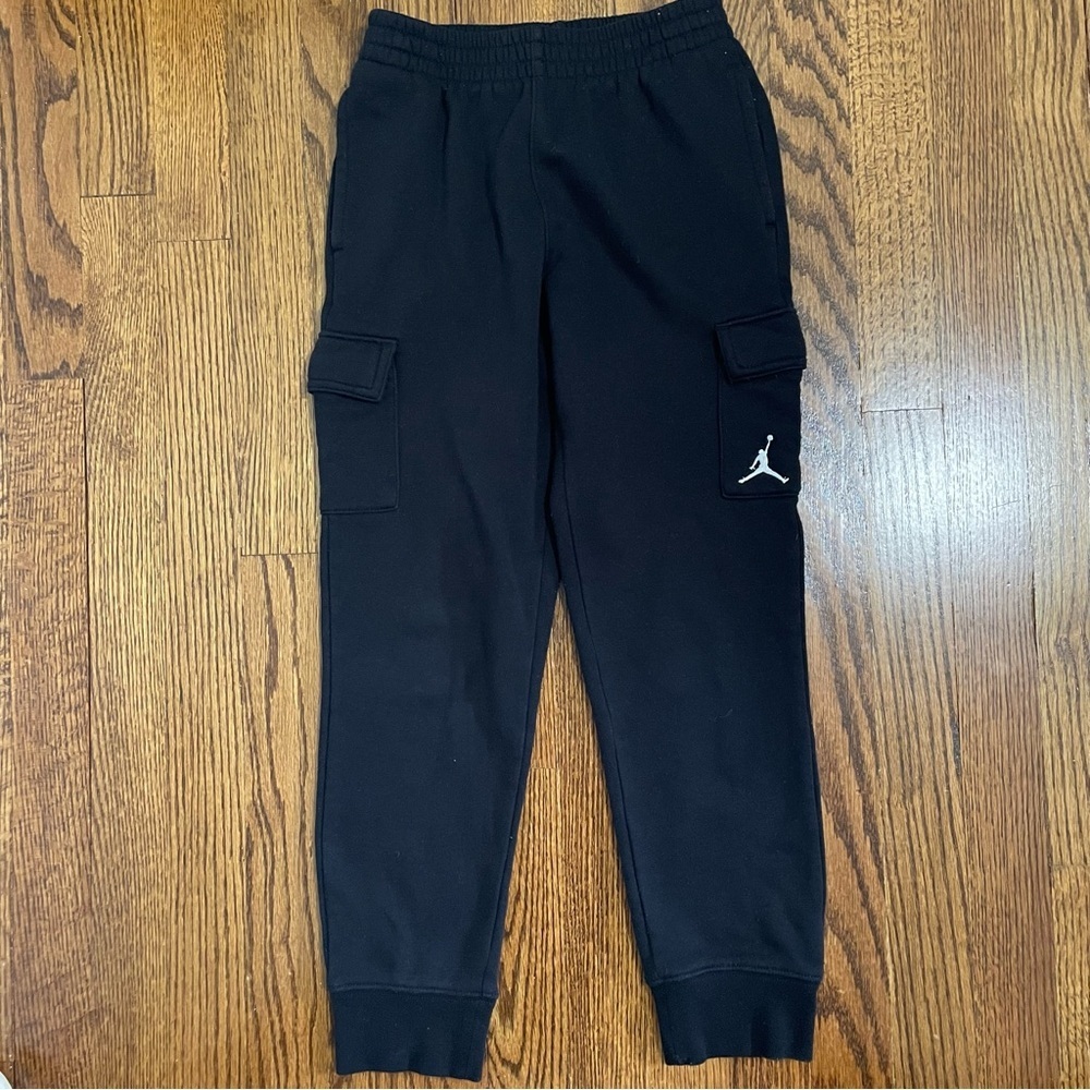 Air‎ Jordan Nike Boys Black Sweatpants Joggers Size Small